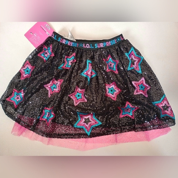 L.O.L. Surprise! Other - NWT L.O.L Surprise Sequin Skirt Size Medium (7-8)